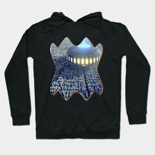 Nodriza ship on city UFO Hoodie